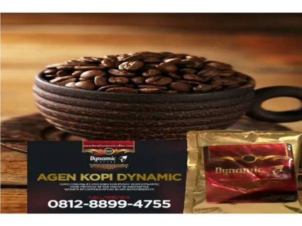WA 0812-8899-4755 - Jual Dynamic Coffee, Kopi Stamina Pria Jakarta
