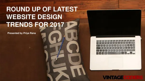 Round up of latest website design trends for 2017