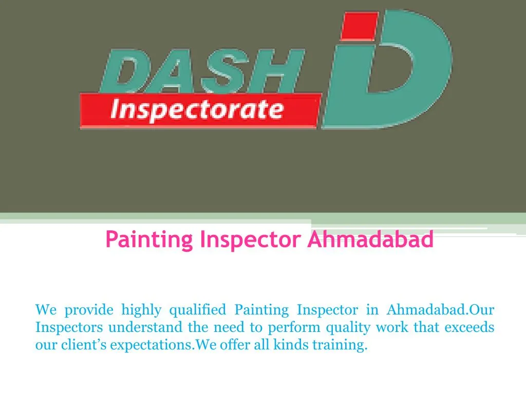 painting inspector ahmadabad