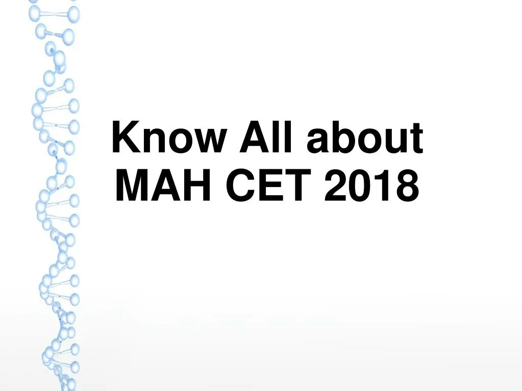 know all about mah cet 2018