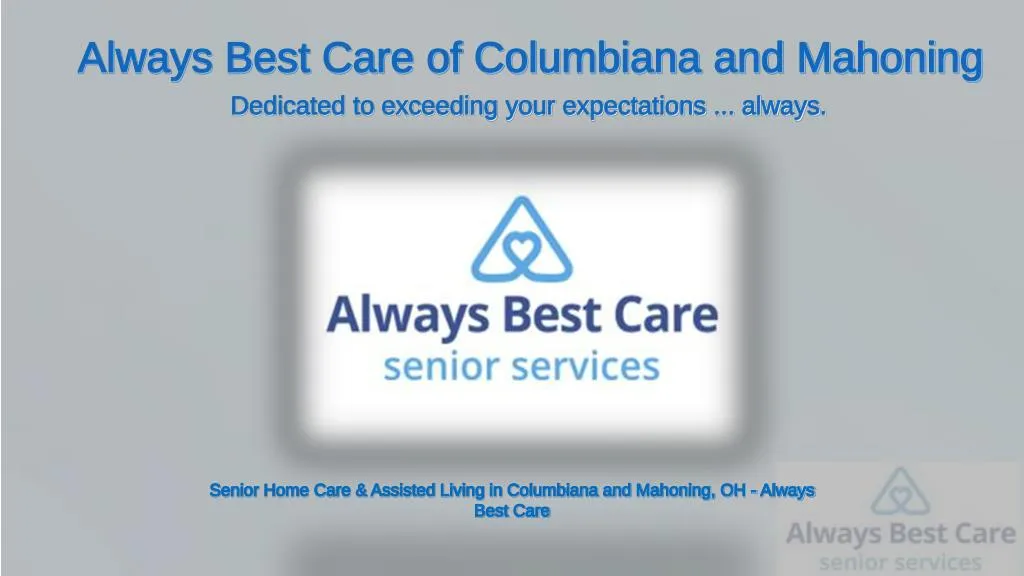always best care of columbiana and mahoning