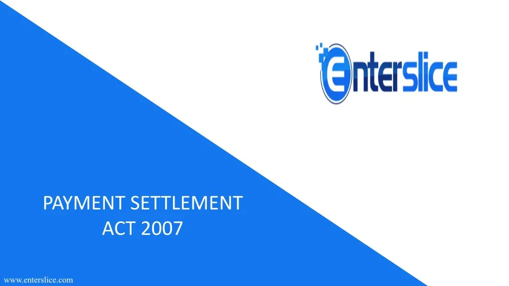 paymentsettlement act2007