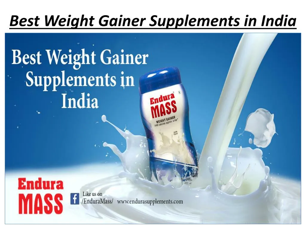 best weight gainer supplements in india