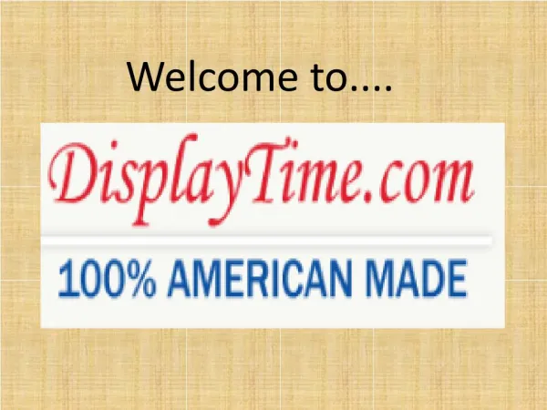 Products- Displaytime
