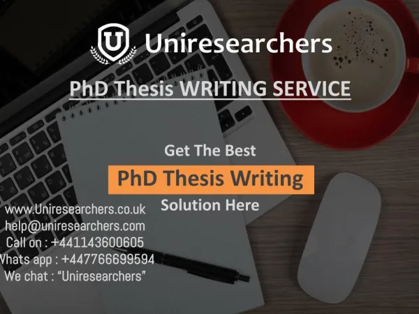 Best PhD THESIS WRITING Services in UK