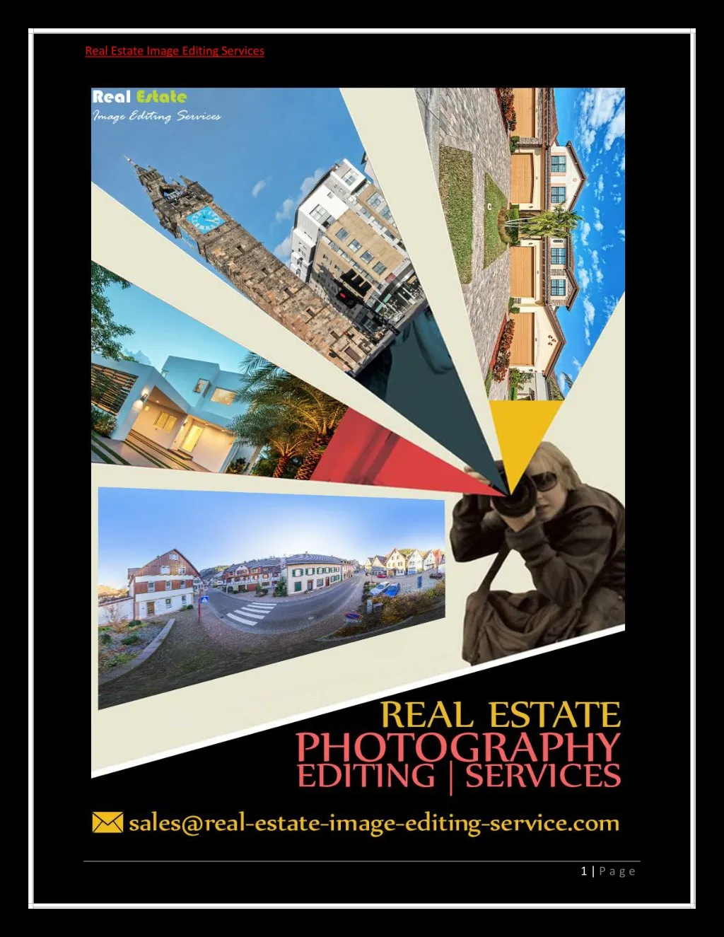 real estate image editing services