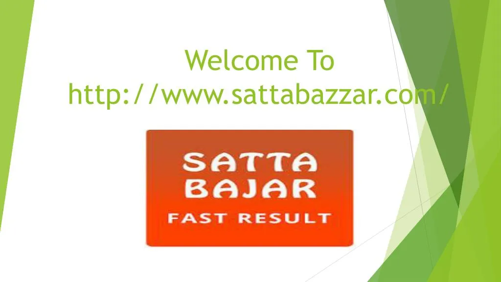 welcome to http www sattabazzar com
