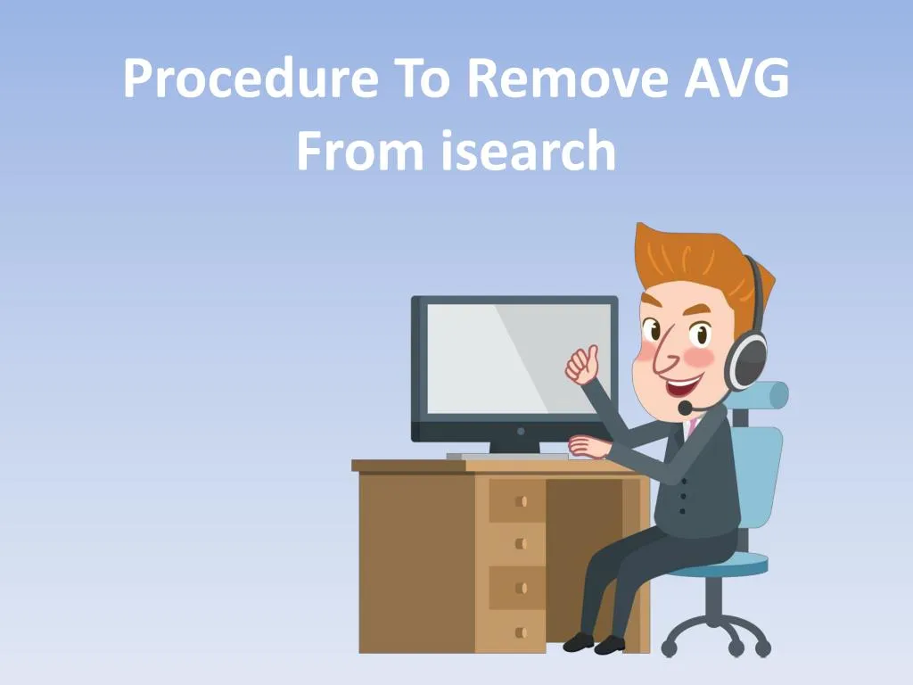 procedure to remove avg from isearch