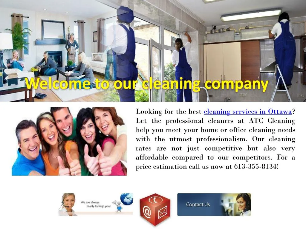 welcome to our cleaning company