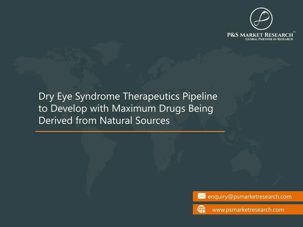 dry eye syndrome therapeutics pipeline to develop