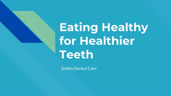 Dentist Mango Hill: Eating Healthy for Healthier Teeth