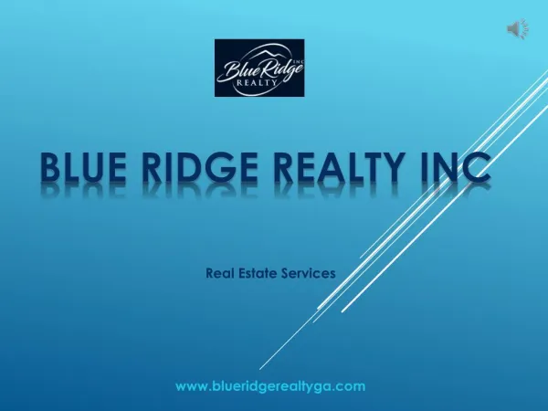 Properties For Sale in Blue Ridge - Blue Ridge Realty Inc