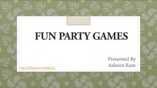 Fun Party Games