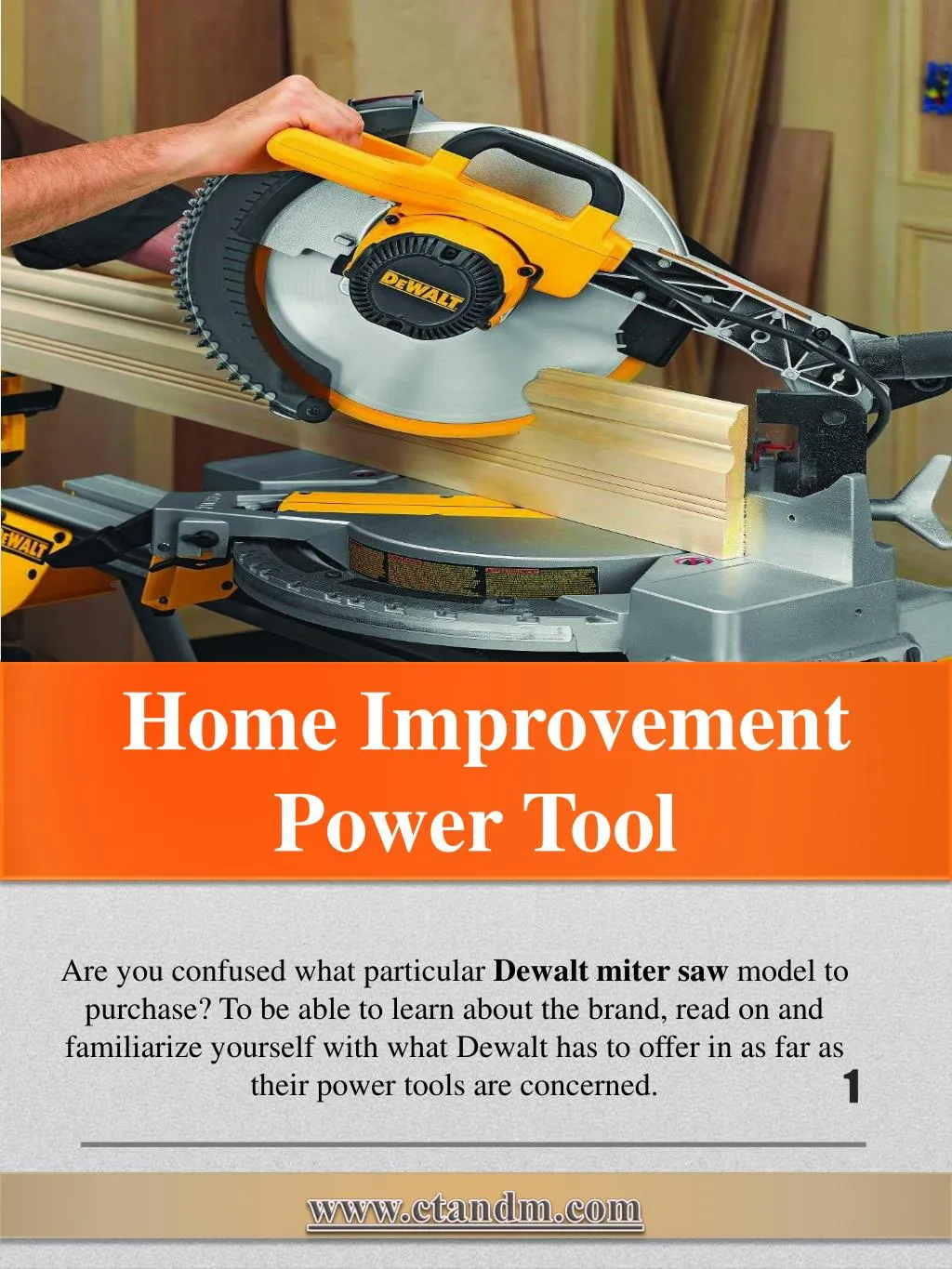 home improvement power tool