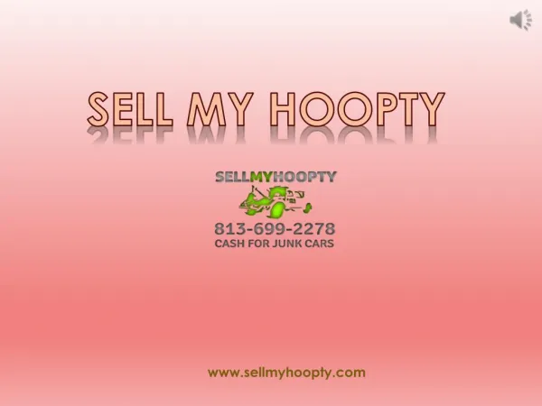 Buy Junk Cars in Tampa – SellmyHoopty