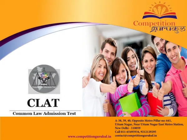 Best Clat coaching in janakpuri Delhi NCR