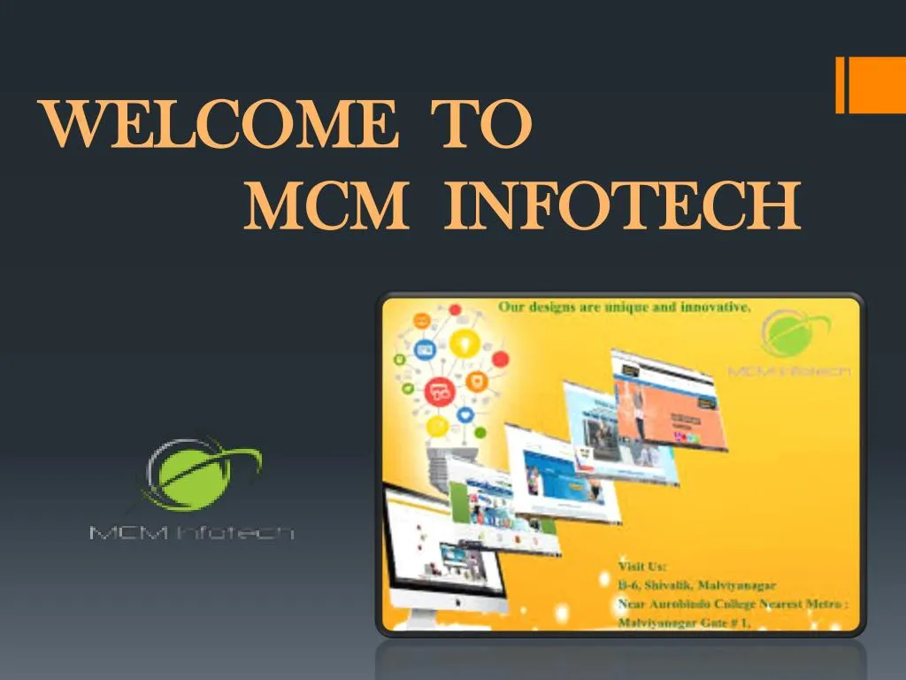welcome to mcm infotech