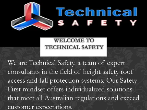 Technicalsafety.com.au : Roof Anchor Points Sydney