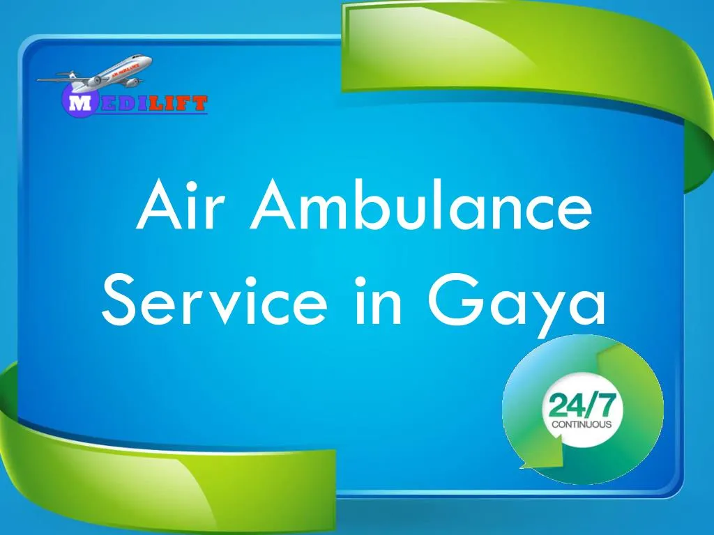 air ambulance service in gaya