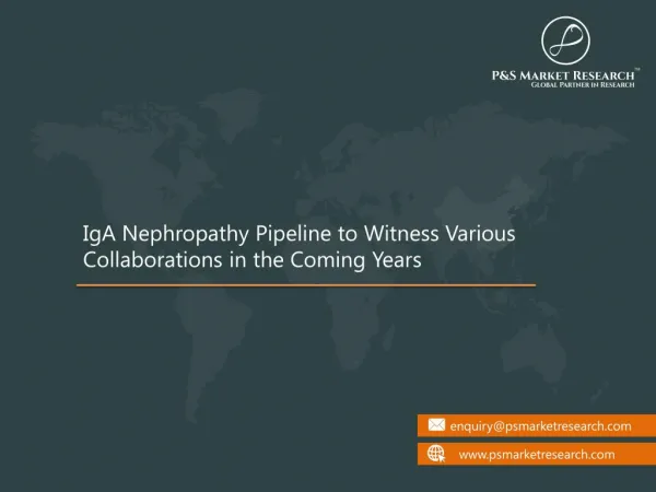 IgA Nephropathy Pipeline Analysis