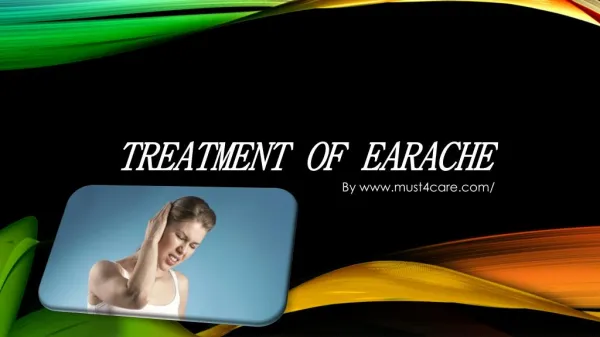 Treatment of Ear Pain & Infection at Home