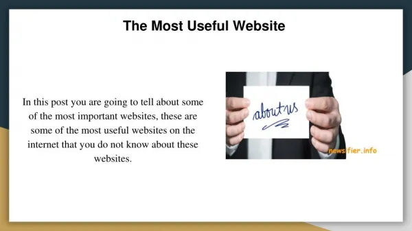 The Most Useful Website | Newsifier