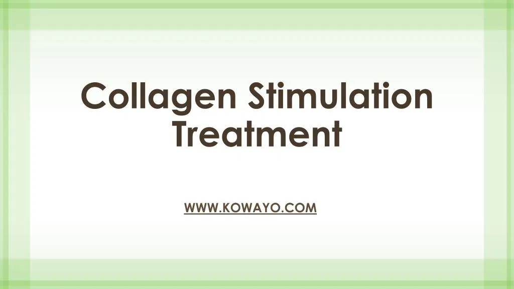 collagen stimulation treatment