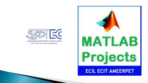 Final Year MATLAB Projects Training in Ameerpet, Hyderabad - ECILECIT
