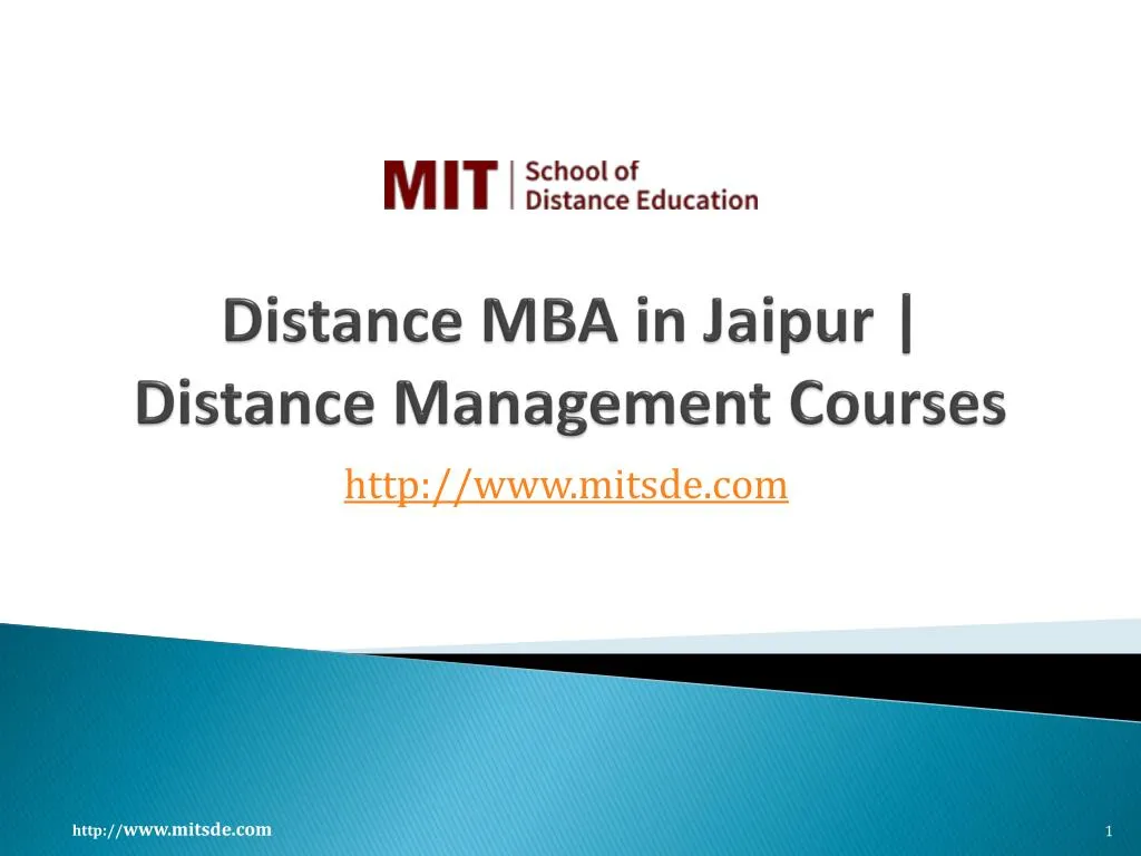 distance mba in jaipur distance management courses