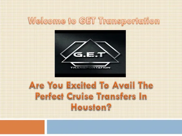 Galveston Cruise Transfer, Galveston Port Transportation - gettransporttx.com