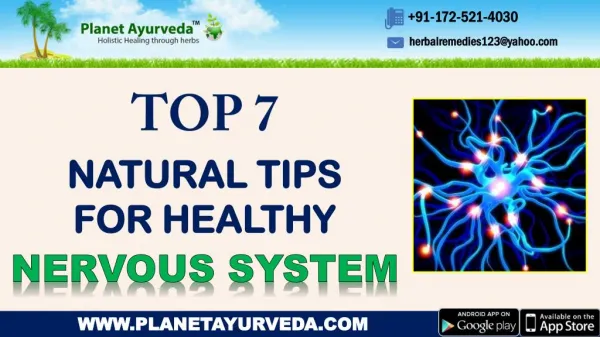 Top 7 Natural Tips for Healthy Nervous System | Strengthen Your Nervous System
