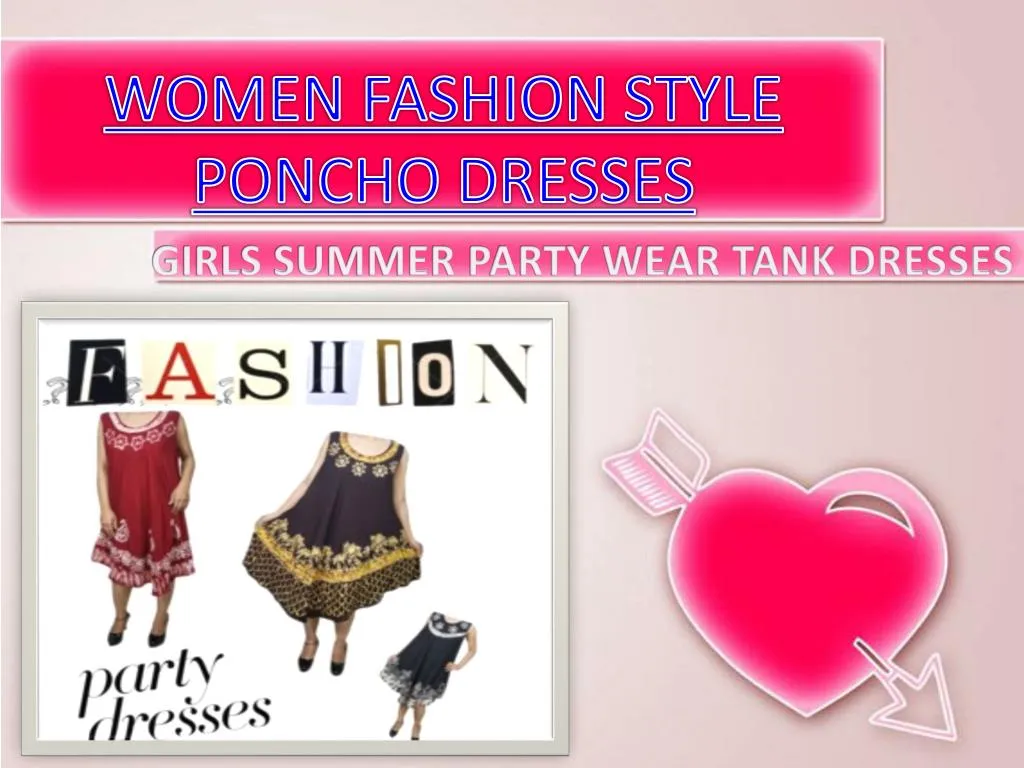 women fashion style poncho dresses