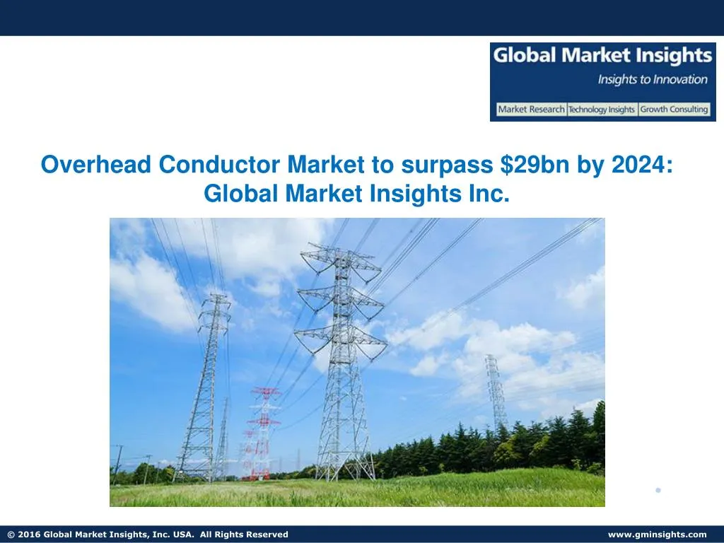 overhead conductor market to surpass 29bn by 2024