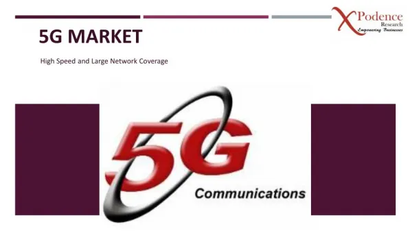 New report shares details about the 5G analysis of opportunities