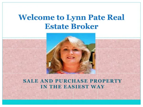 Real Estate Broker Nashville TN, Top Realtor Residential Property - lynnpatebroker.com