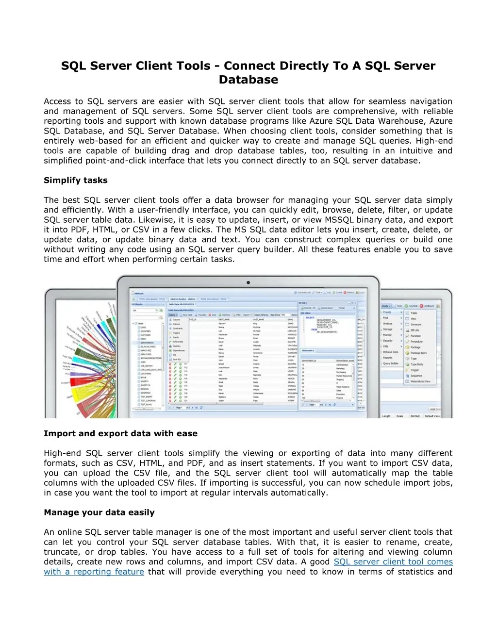 ppt-sql-server-client-tools-connect-directly-to-a-sql-server