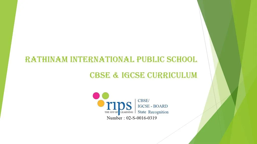 rathinam international public school cbse igcse curriculum