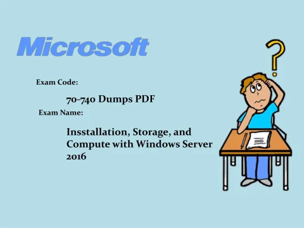 2018 Microsoft 70-740 Prep & Test Bundle, 70-740 Exam