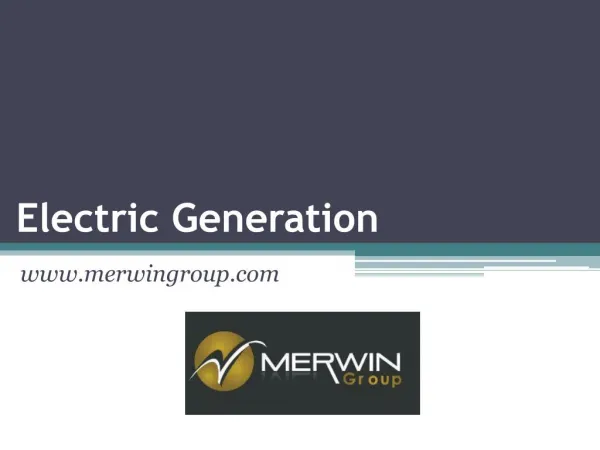 electric generation