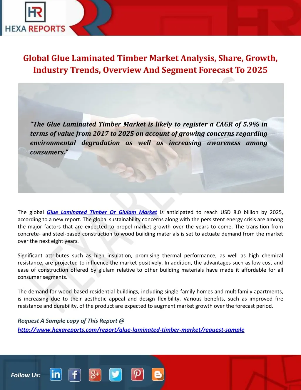 global glue laminated timber market analysis