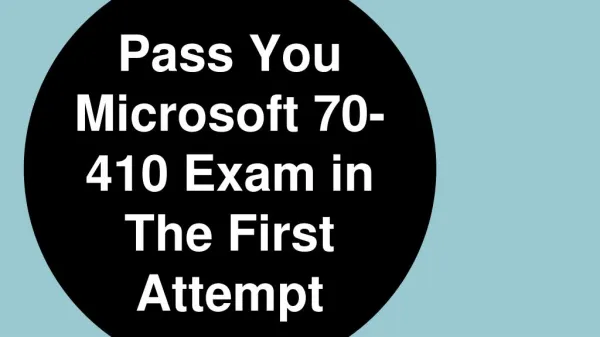 70-410 Exam Questions