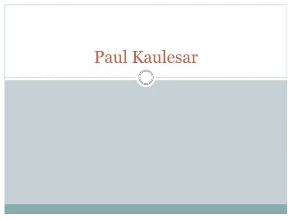 Paul Kaulesar