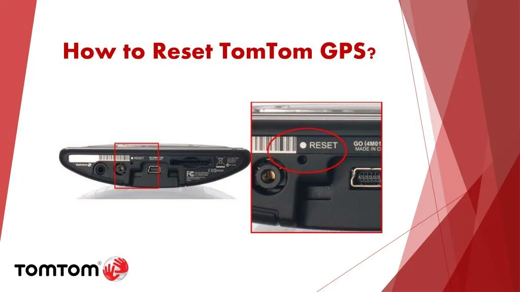 how to reset tomtom gps