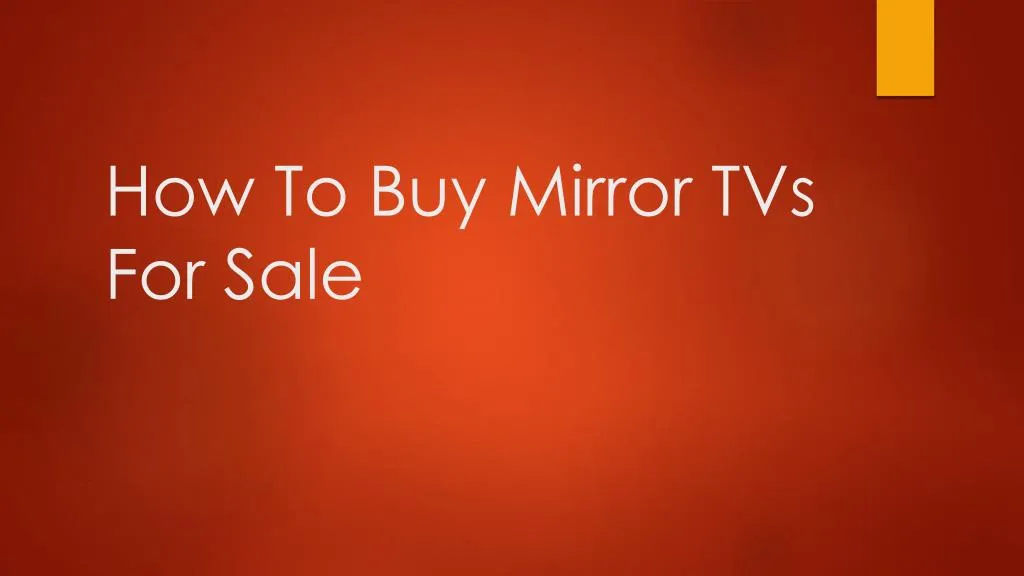 how to buy mirror tvs for sale
