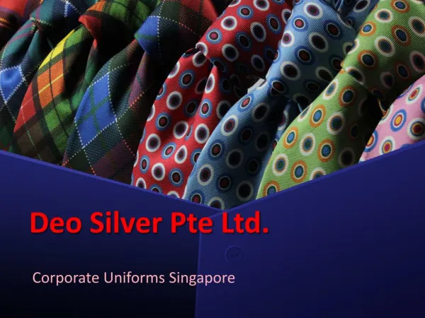 Get the best Corporate Uniforms at an affordable rates at Deo Silver