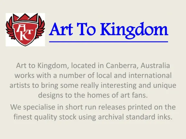 Limited Edition Art | Collectible Prints - Art To Kingdom