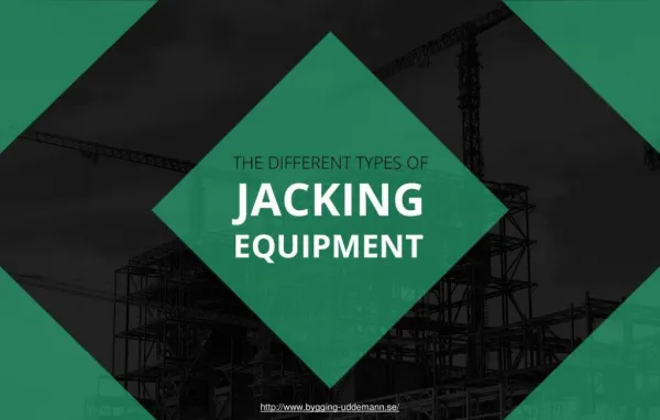 Common Types of Jacking Equipment