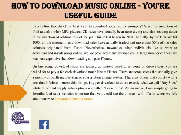 How to Download Music Online - You’re Useful Guide
