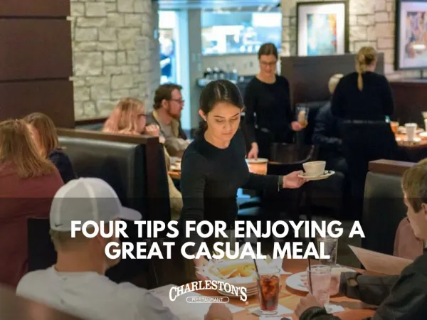 4 reasons to dine at Charlestons