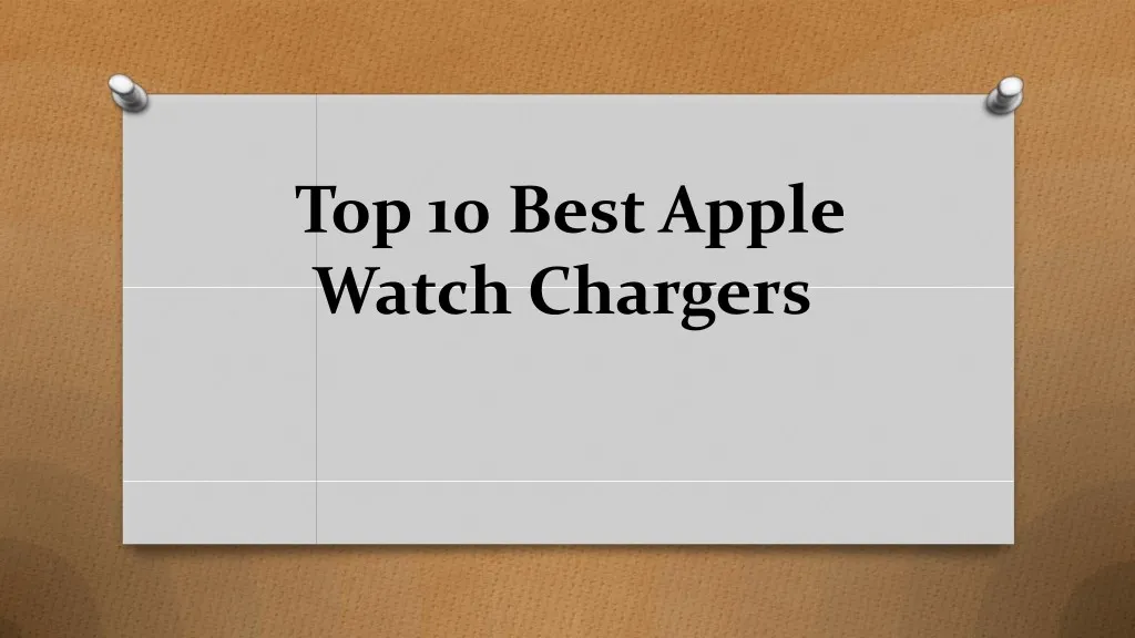 top 10 best apple watch chargers